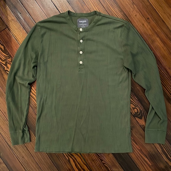 Bonobos Shirts Bonobos Long Sleeve Henley Med Poshmark